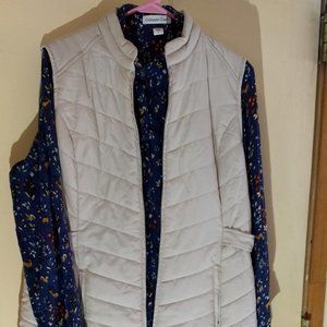 Coldwater Creek Long Quilted Vest